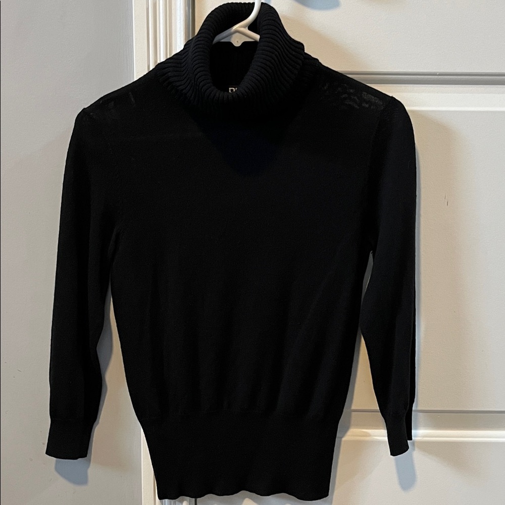Dkny Black wool turtleneck